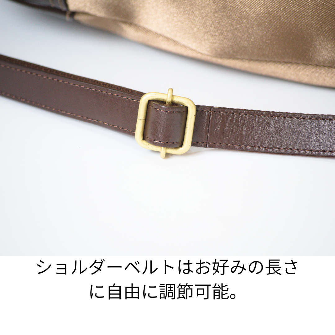 L-1717｜軽量撥水ナイロン×本革 3WAYリュック