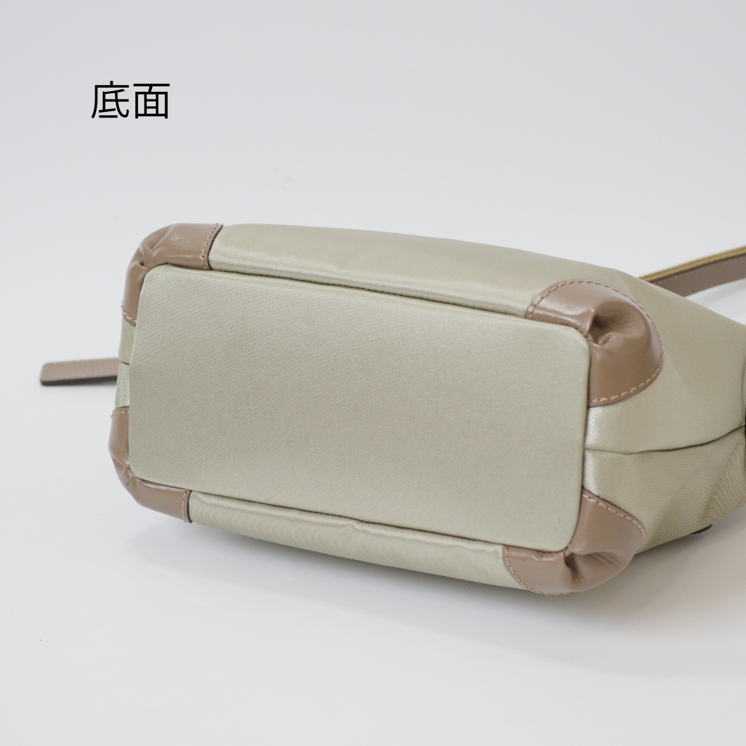 L-1724｜軽量撥水ナイロン×本革 2WAYショルダーバッグ