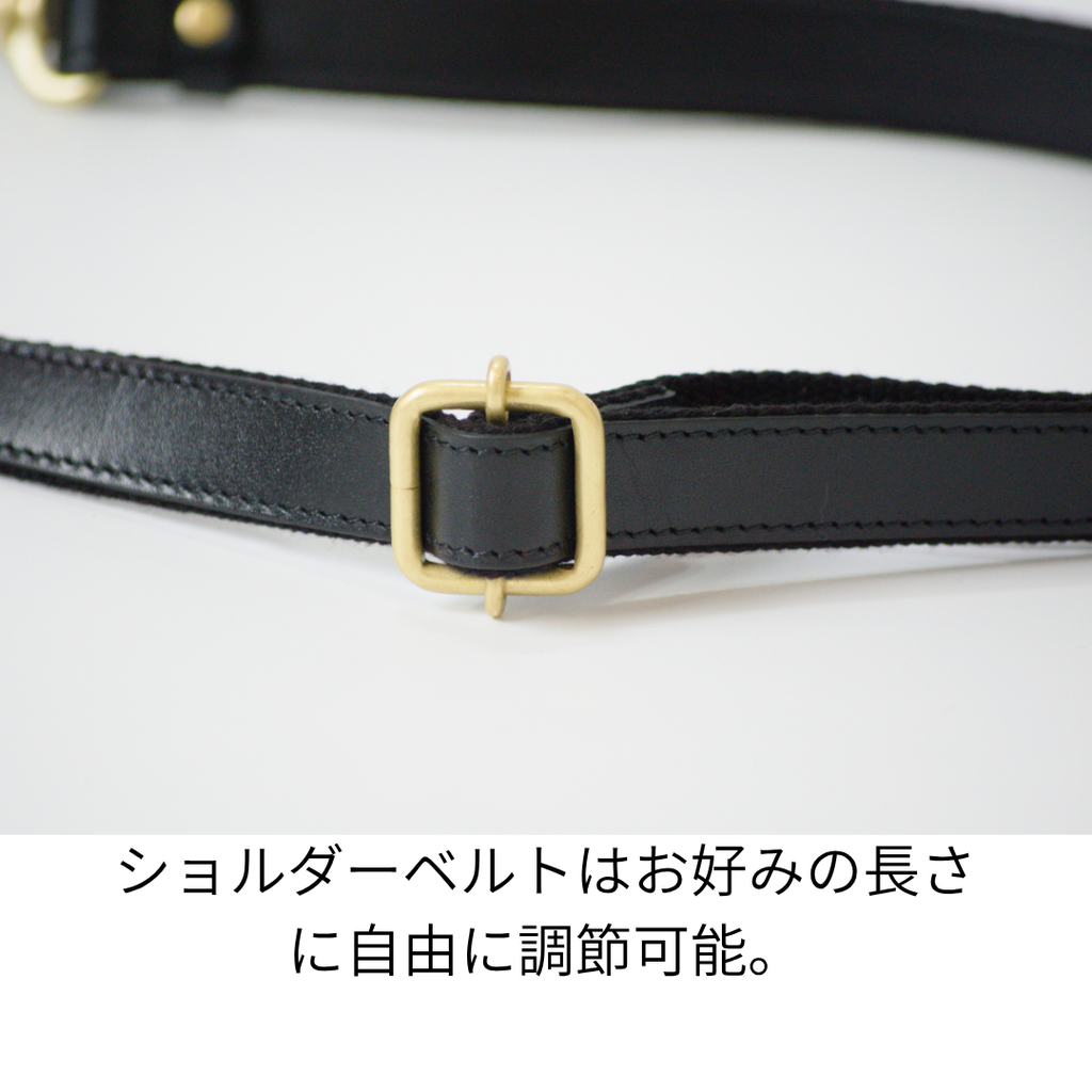 L-1724｜軽量撥水ナイロン×本革 2WAYショルダーバッグ