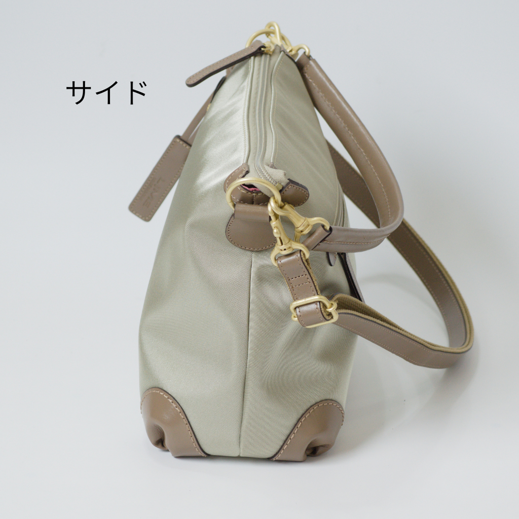 L-1724｜軽量撥水ナイロン×本革 2WAYショルダーバッグ
