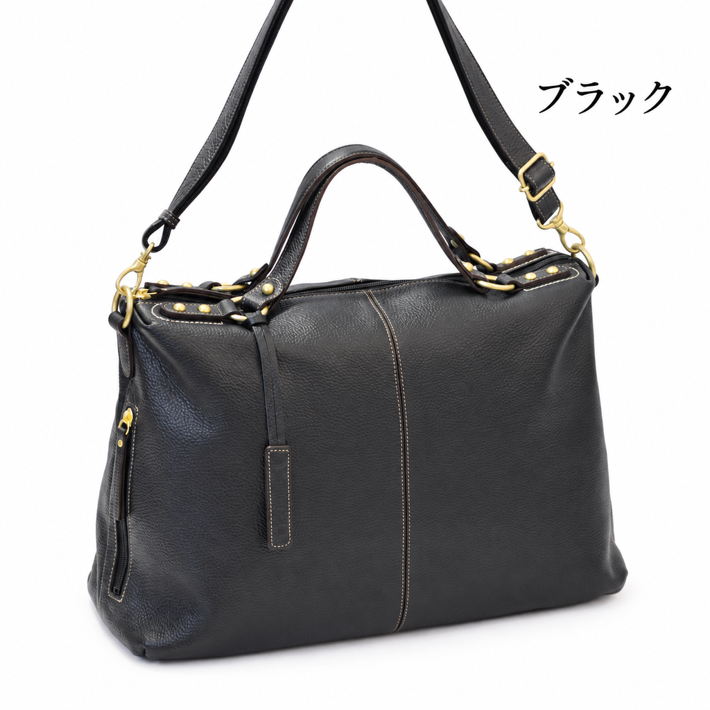 本革2WAYボストンバッグ｜L-1802