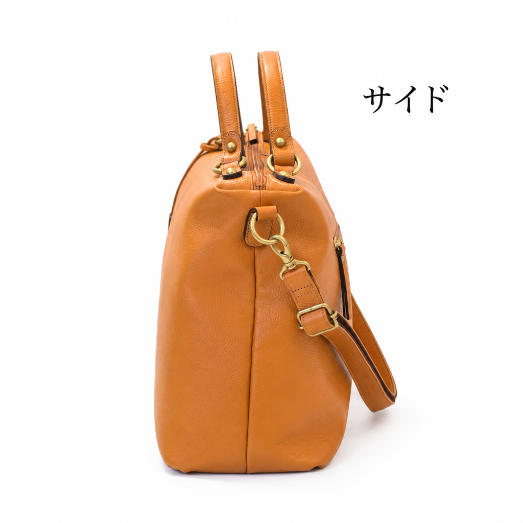 本革2WAYボストンバッグ｜L-1802