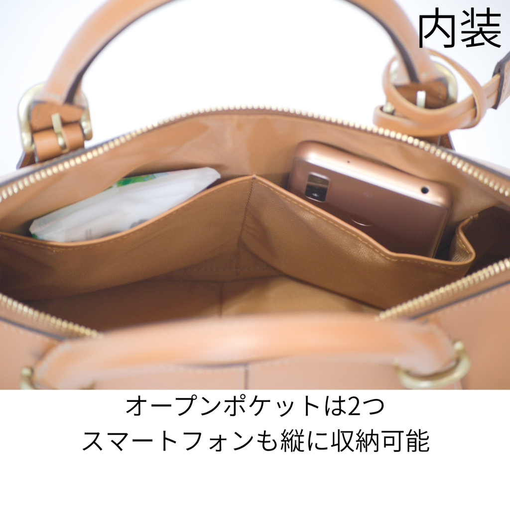 L-1810｜本革 2WAYハンドバッグ