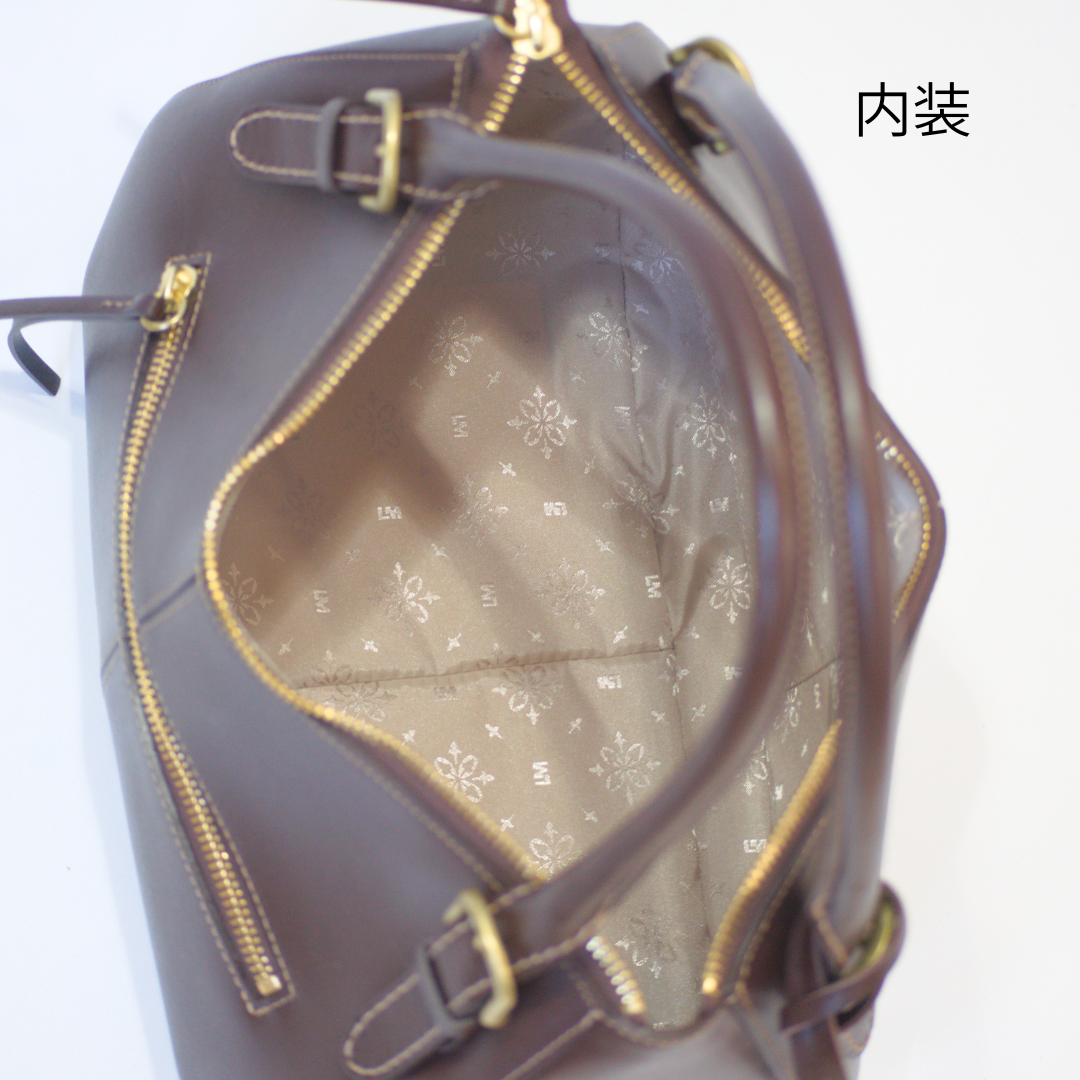 L-1811｜本革 半月型ハンドバッグ