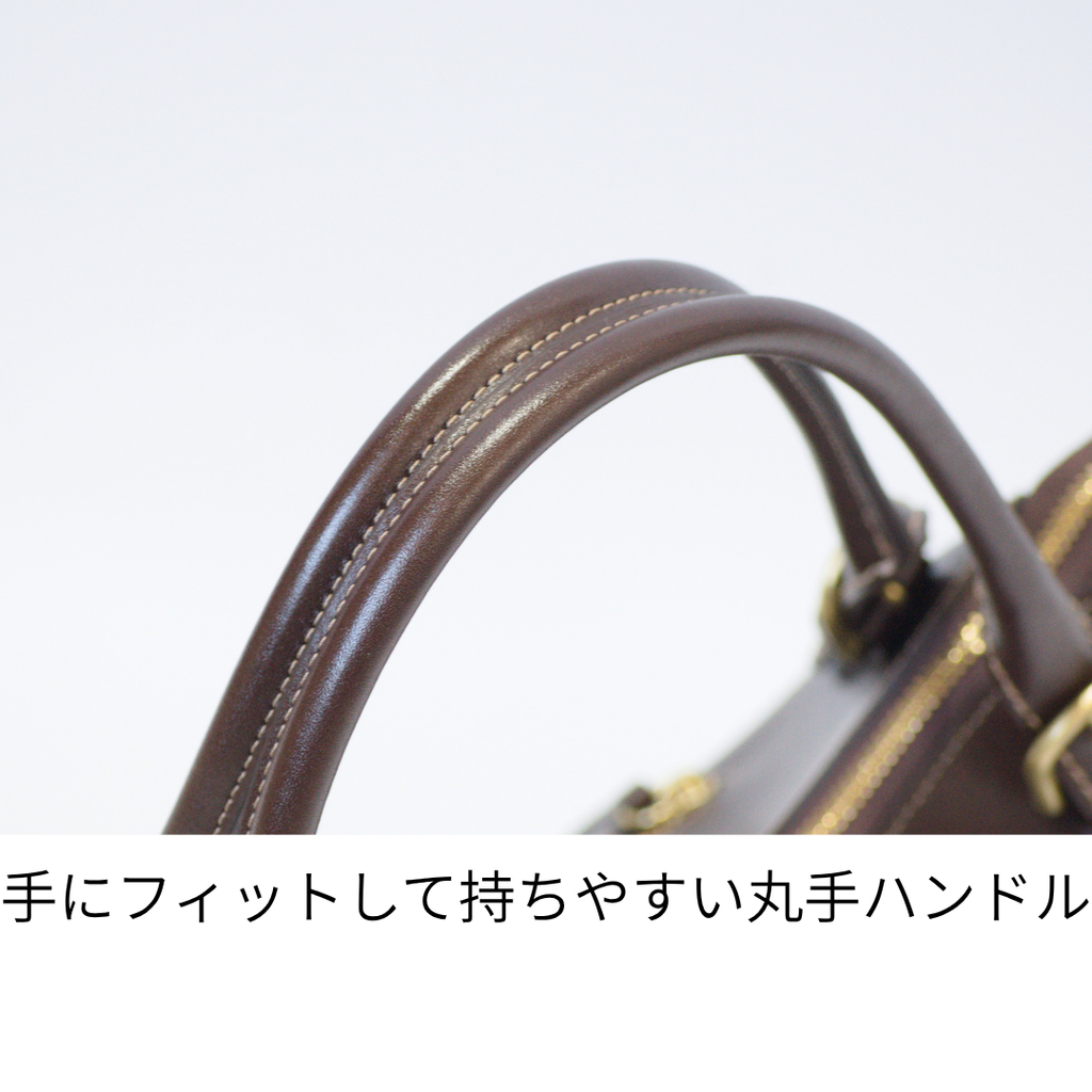 L-1811｜本革 半月型ハンドバッグ
