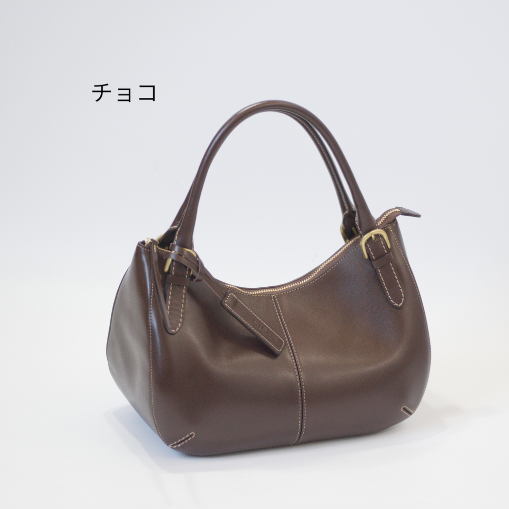 L-1811｜本革 半月型ハンドバッグ