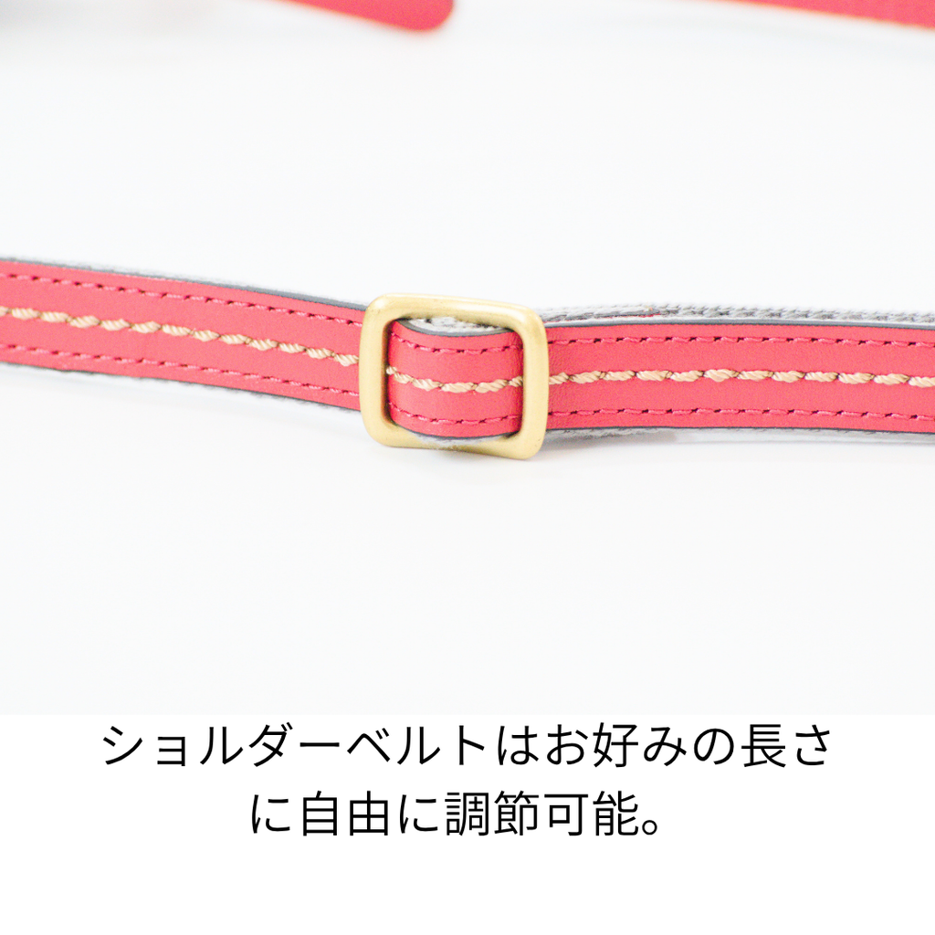 L-1990｜デニムレザースマホショルダーバッグ