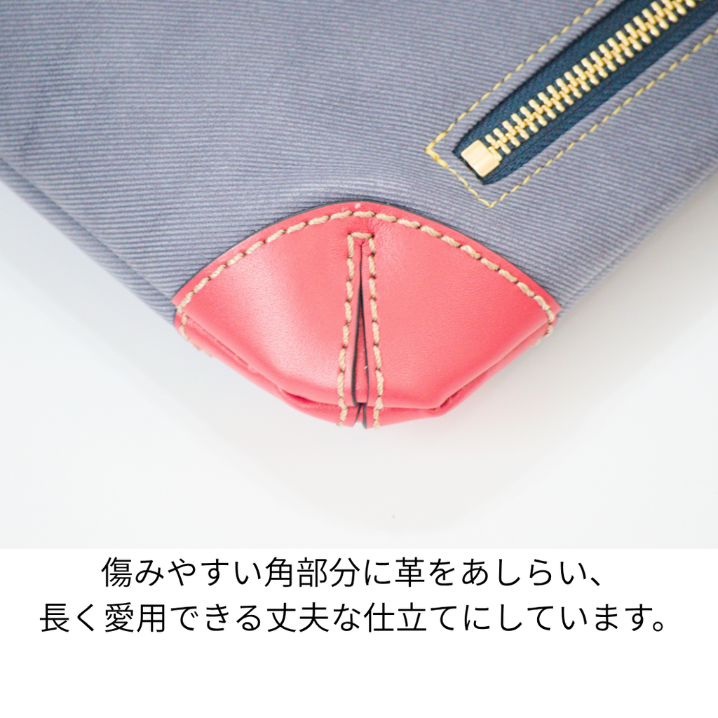 L-1990｜デニムレザースマホショルダーバッグ