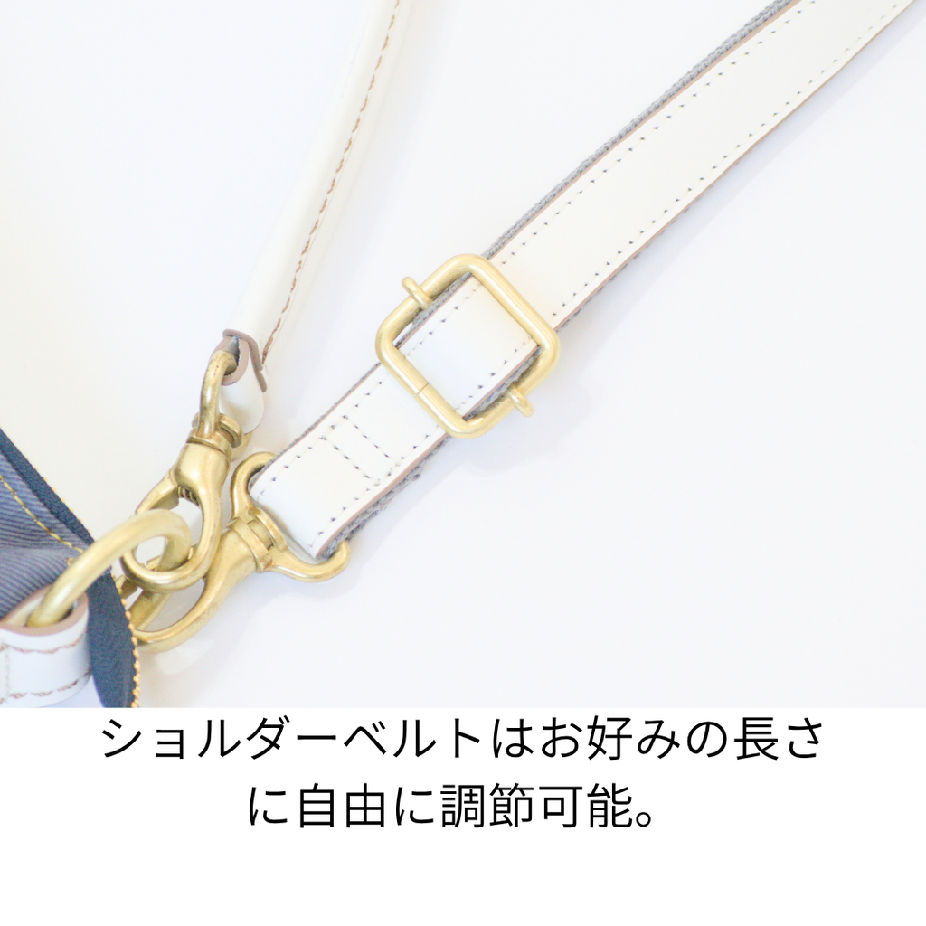 L-1991｜デニムレザー2WAYショルダーバッグ