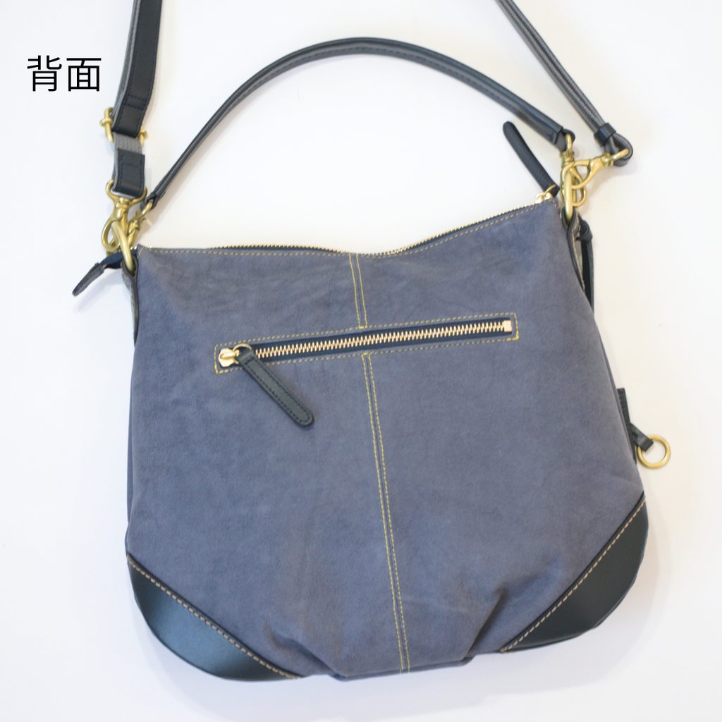 L-1991｜デニムレザー2WAYショルダーバッグ
