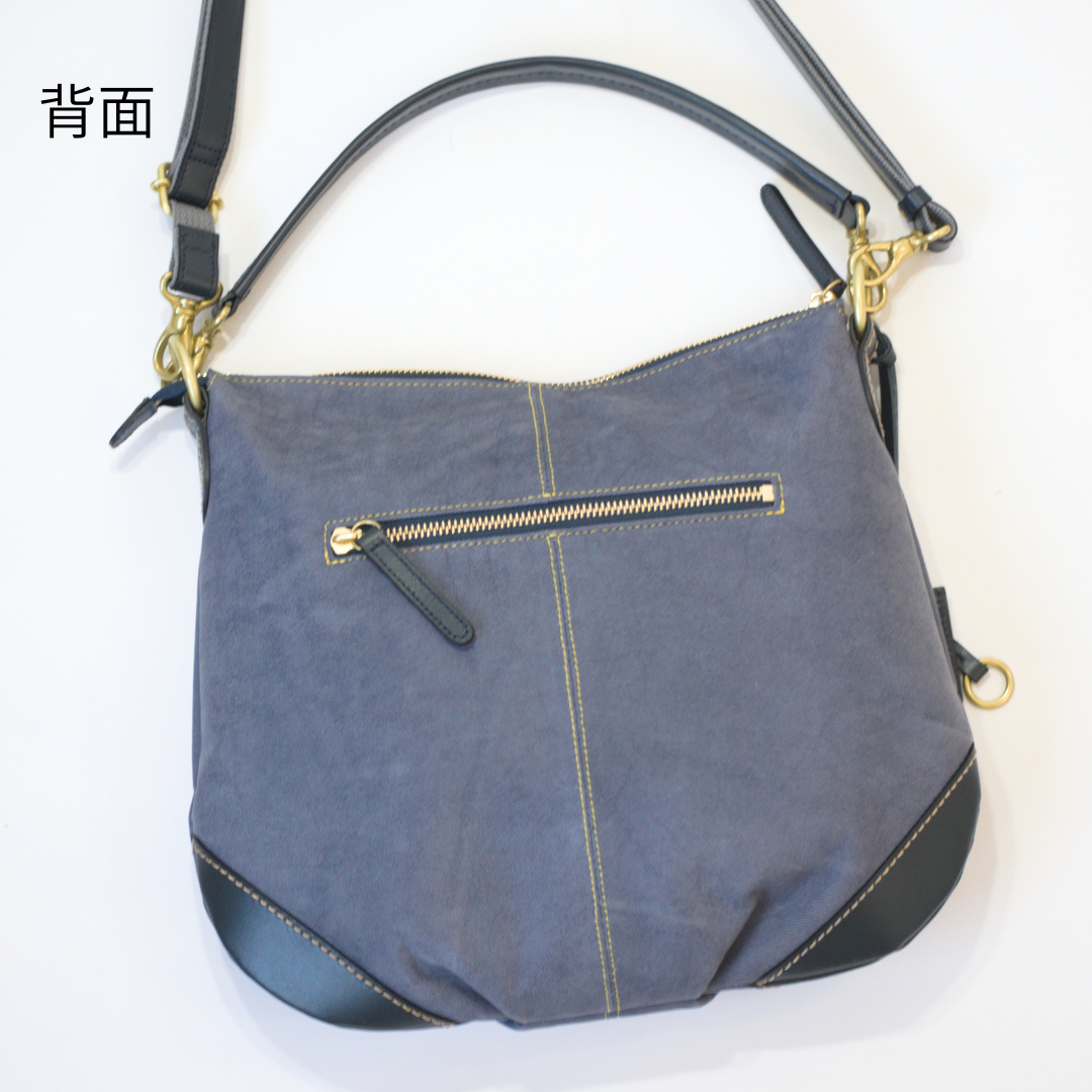 L-1991｜デニムレザー2WAYショルダーバッグ