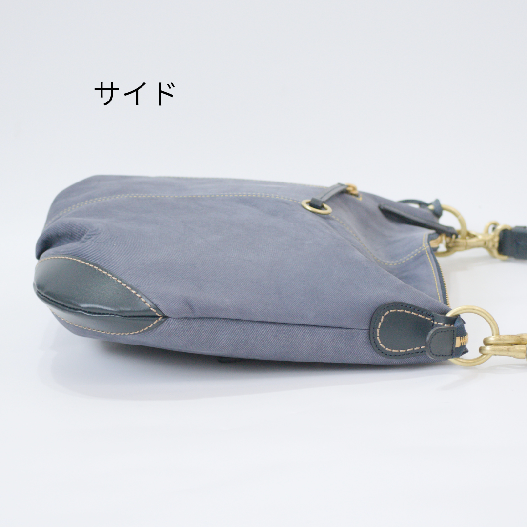 L-1991｜デニムレザー2WAYショルダーバッグ
