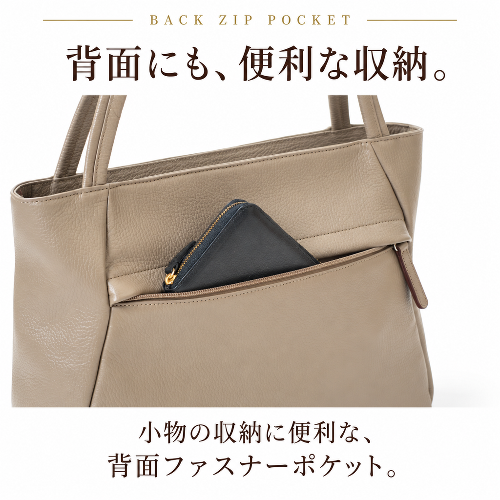 軽量 本革A4トートバッグ｜L-2029