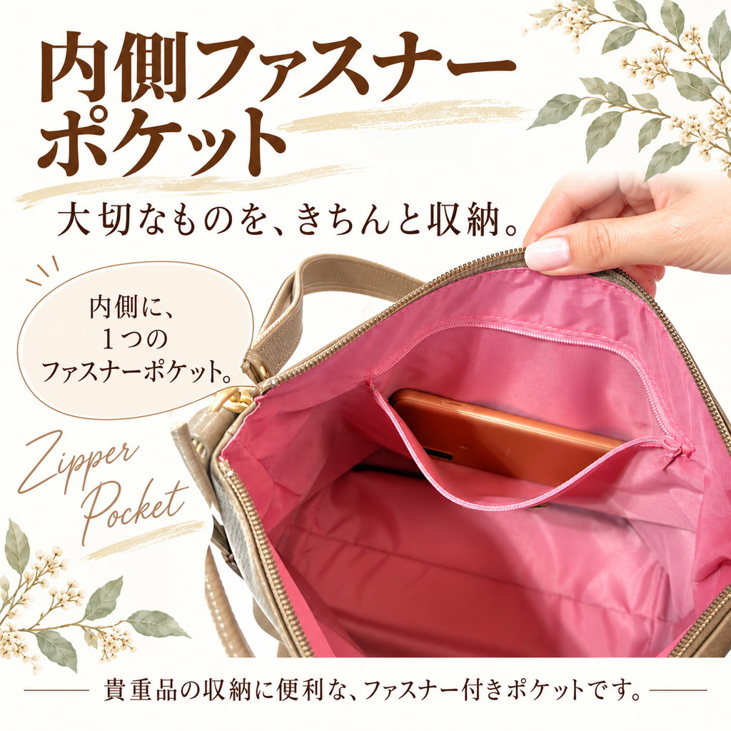 軽量 本革2WAYショルダーバッグ｜L-2030