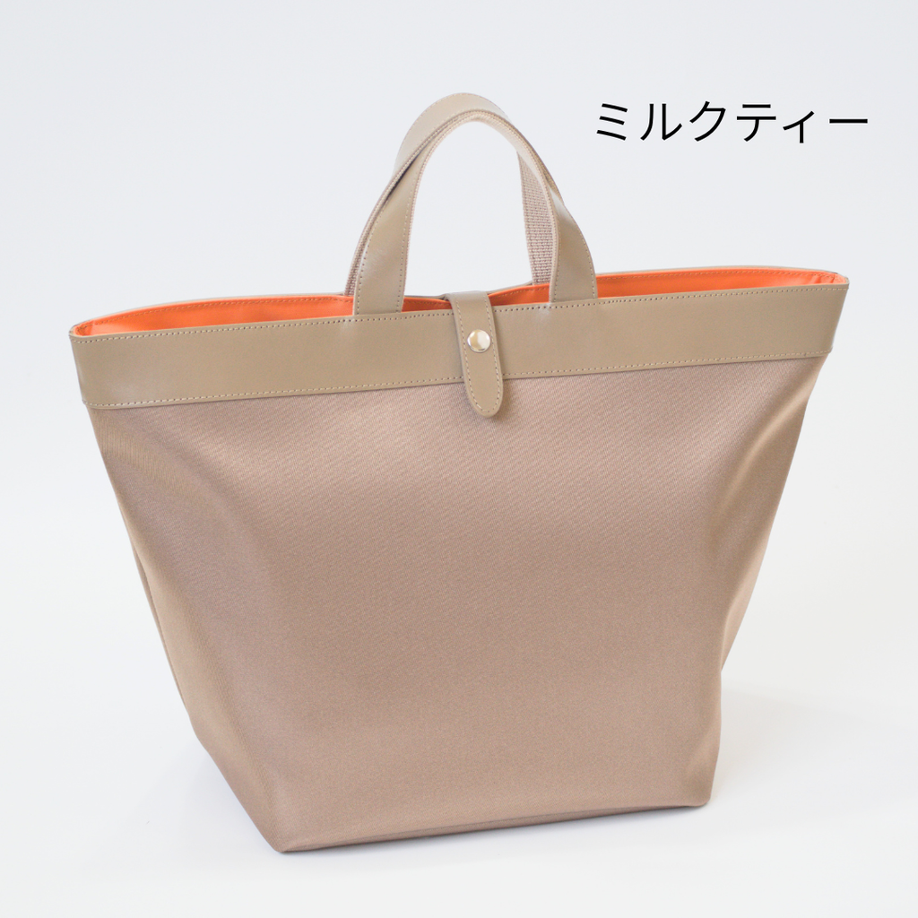 L-2042｜軽量ナイロン×本革A4トートバッグ