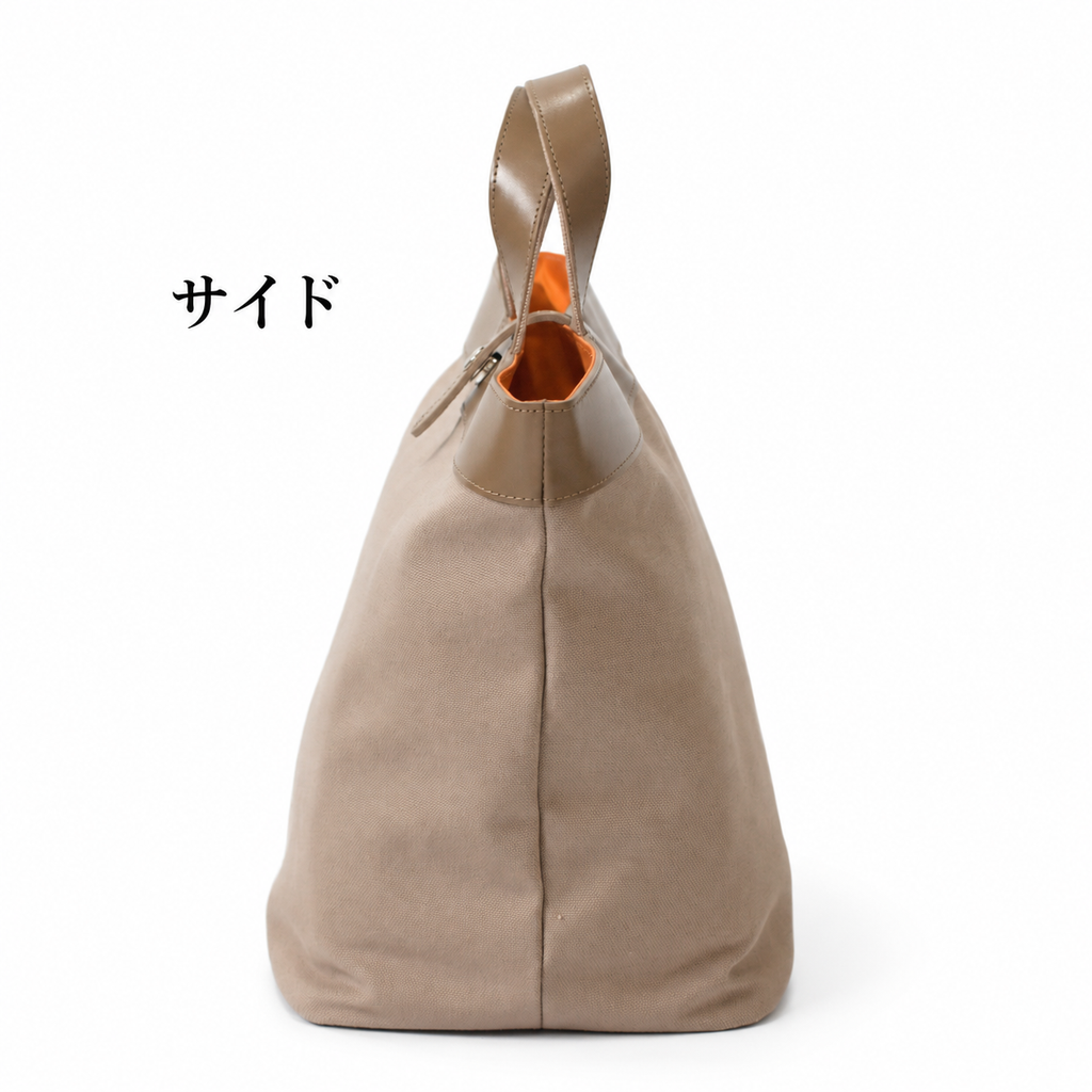 8号帆布×本革A4トートバッグ｜L-2042-H
