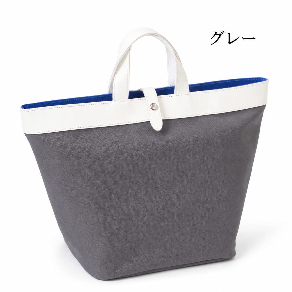 8号帆布×本革A4トートバッグ｜L-2042-H
