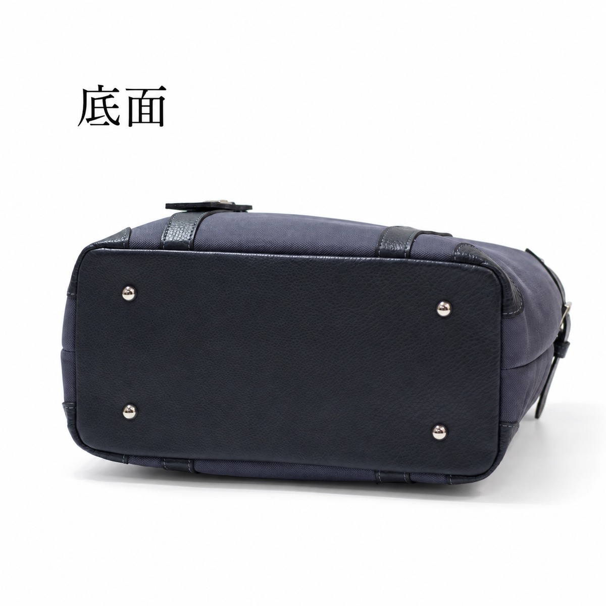 デニムレザー本革ハンドバッグ｜L-9051