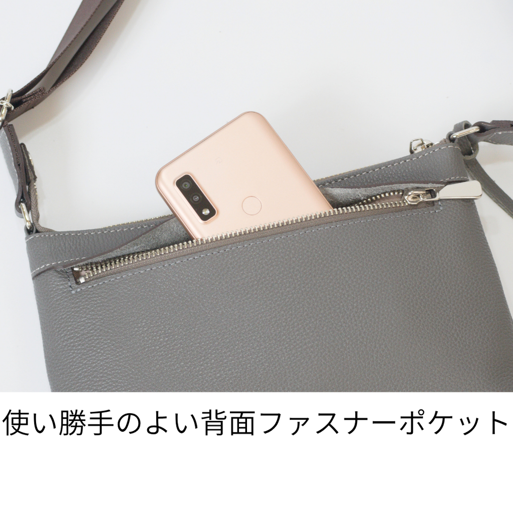 L-9070｜シュリンクレザーミニショルダーバッグ