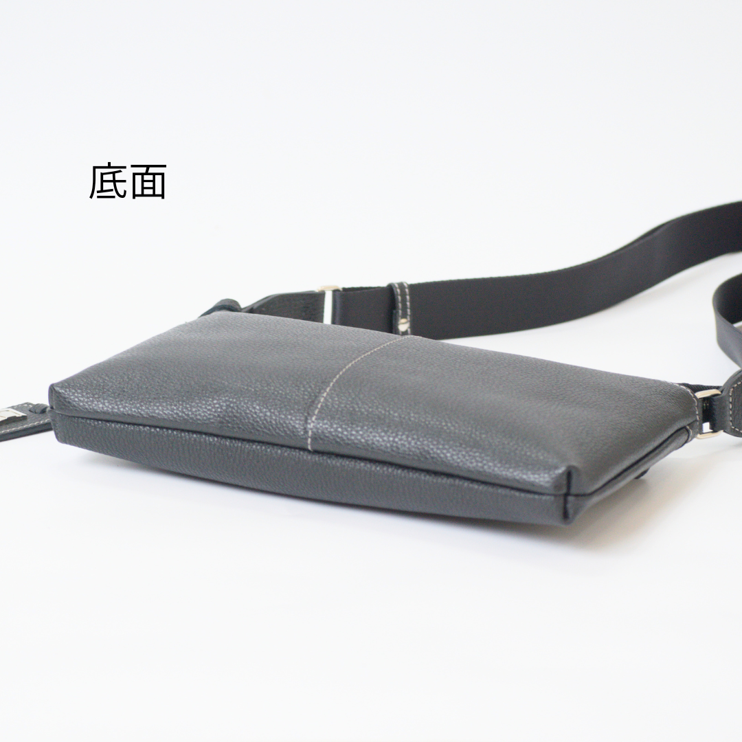 L-9070｜シュリンクレザーミニショルダーバッグ