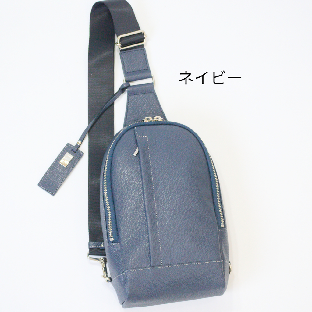 L-9072｜シュリンクレザーボディバッグ