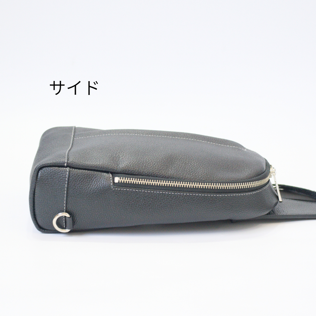 L-9072｜シュリンクレザーボディバッグ