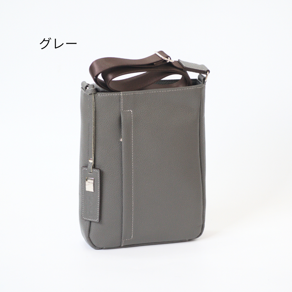 L-9073｜シュリンクレザースマホショルダーバッグ