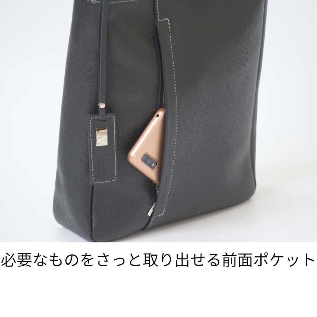 L-9074｜シュリンクレザーショルダーバッグ