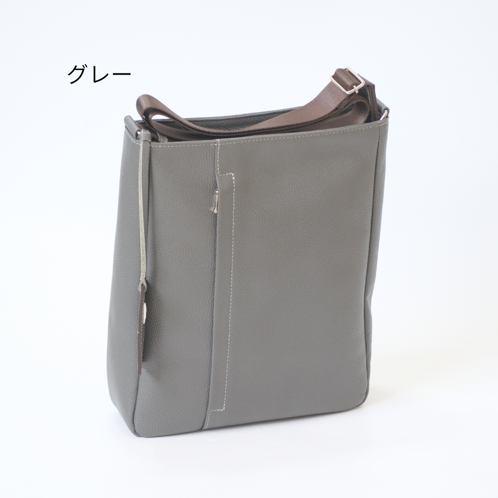 L-9074｜シュリンクレザーショルダーバッグ