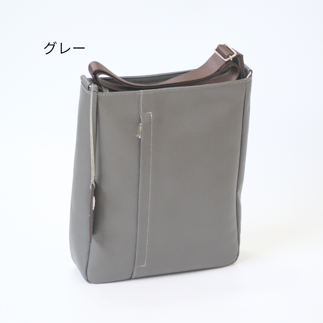 L-9074｜シュリンクレザーショルダーバッグ