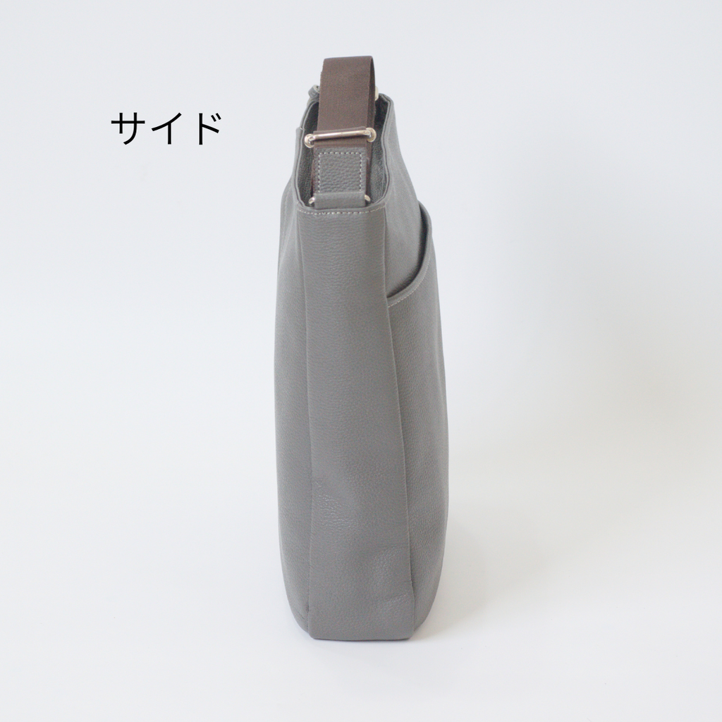 L-9074｜シュリンクレザーショルダーバッグ
