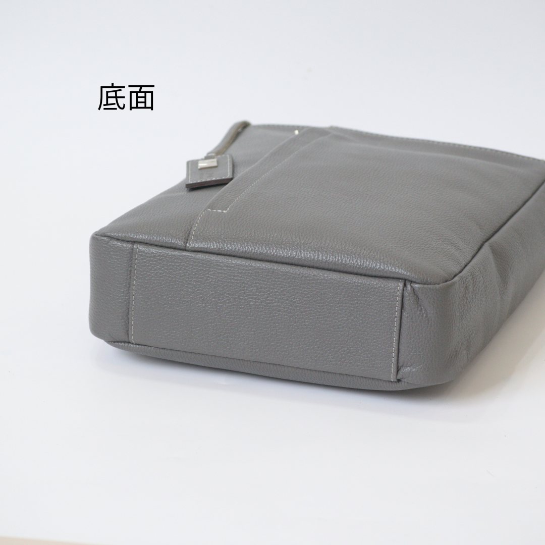L-9074｜シュリンクレザーショルダーバッグ