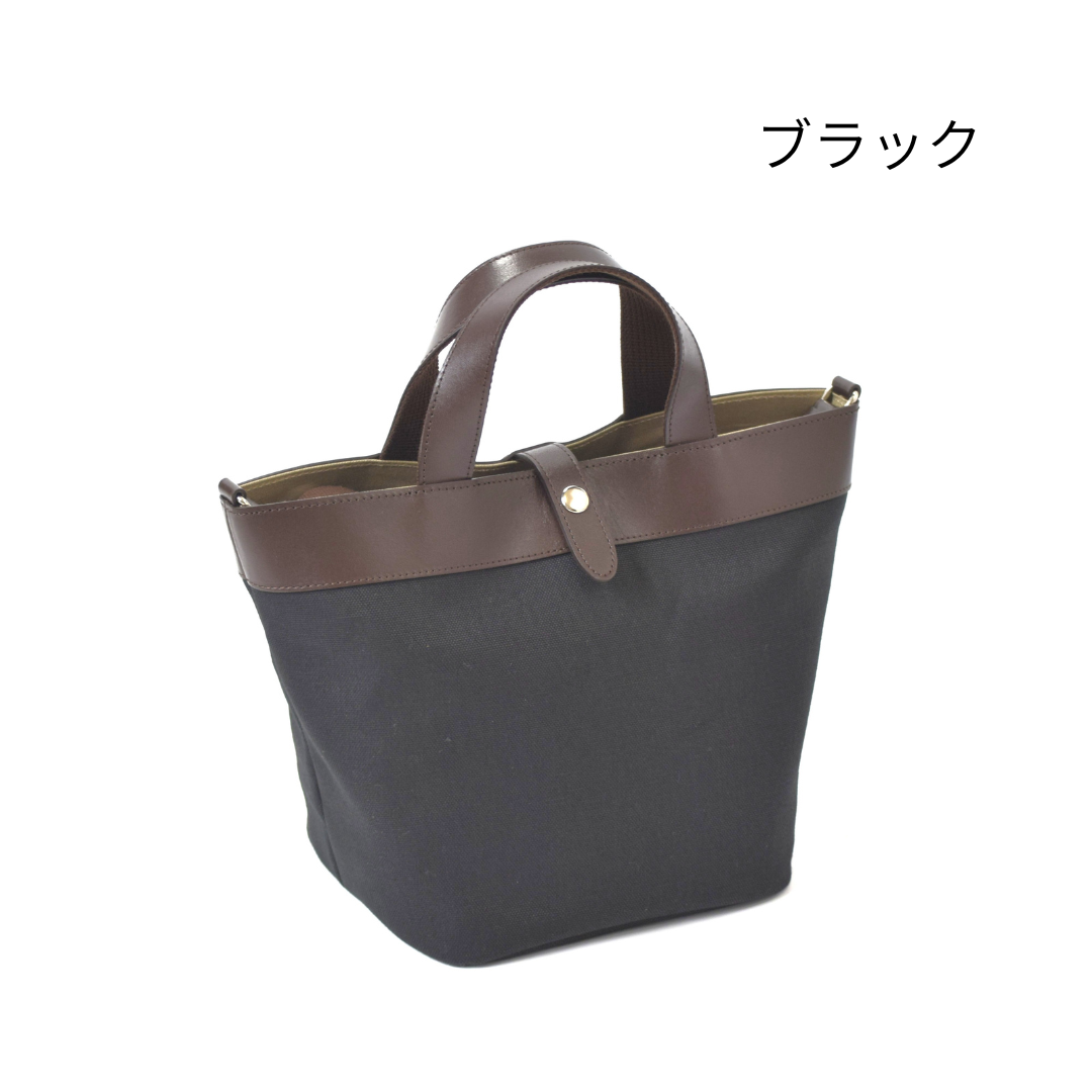 8号帆布×本革2WAYミニトートバッグ｜L-2040-H