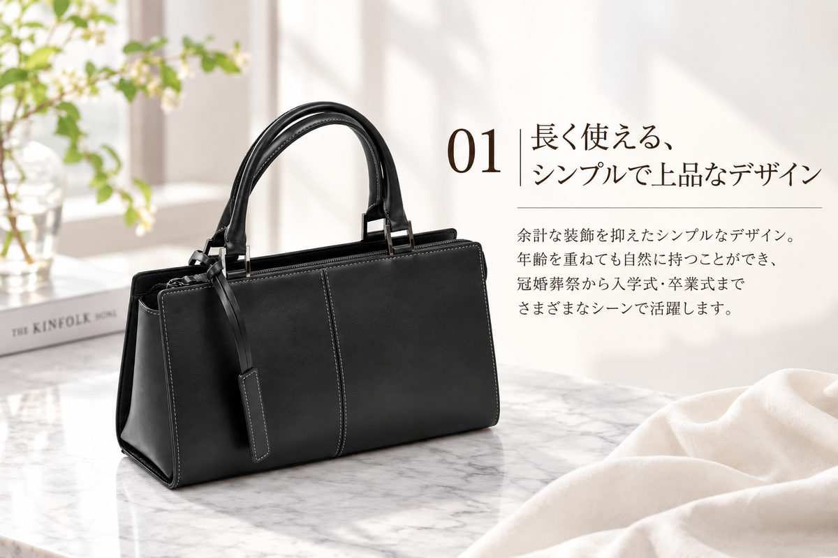 01｜長く使える、シンプルで上品なデザイン